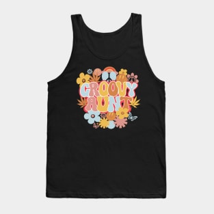 Groovy Aunt Shirt, Hippie Aunt Tank Top